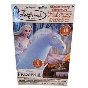 Colorforms Frozen Horse Elsa Sticker Story Adventure Repositionable Disney Retro
